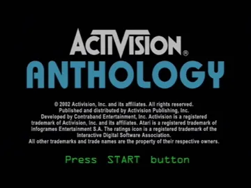 Activision Anthology screen shot title